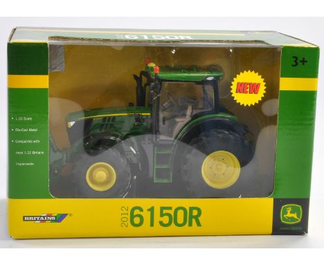 Britains 1/32 Farm Model issue comprising No. 42820 2012 John Deere 6150R Tractor. Excellent and secured in box. Box is excel