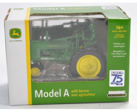 Ertl (2020) 1/32 Farm Model issue comprising No. 45727 John Deere Model A Tractor (with driver). Prestige Collection. Limited