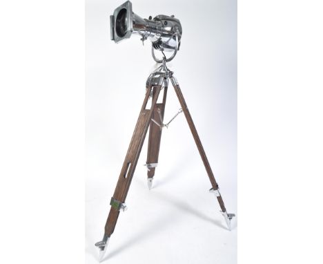 Strand Electric - Model 23 - a 20th century retro vintage industrial search light / theatre spot lamp light. Restored to a hi