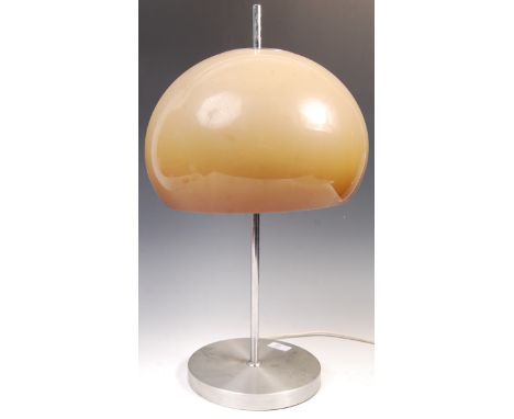 Prova - A 20th century retro vintage Italian table desk lamp light in the manner of Harvey I. Guzzini ' Mushroom Lamp ' raise