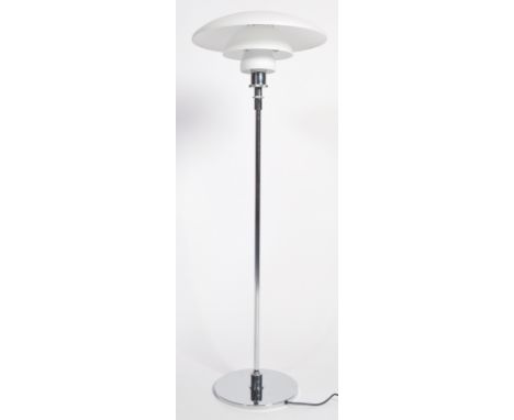 After Poul Henningsen - PH 4/3 Floor Lamp - A contemporary floor standing standard lamp / light. The lamp consisting of three