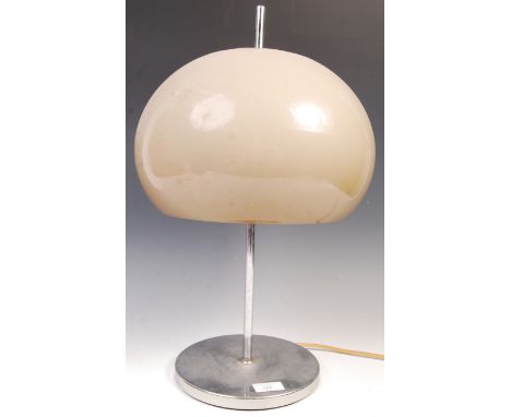 Prova - A 20th century retro vintage Italian table desk lamp light in the manner of Harvey I. Guzzini ' Mushroom Lamp ' raise