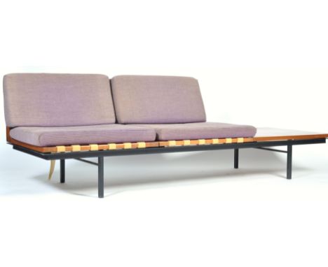 Robin Day - Hille Furniture - Form Group - A rare 20th Century retro vintage modular two seater sofa settee bench with teak p