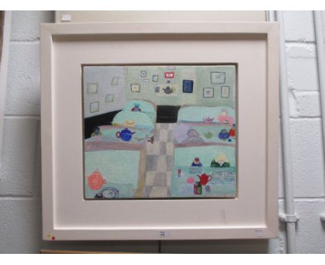R. A. Webb, Teatime, mixed media, 34 x 38cm  