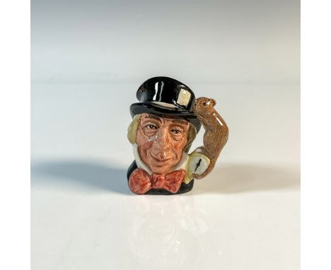 Variation One, black hat; dark red bow tie. Royal Doulton backstamp.Artist: Max HenkIssued: 1965 - 1983Dimensions: 2.5"HCount