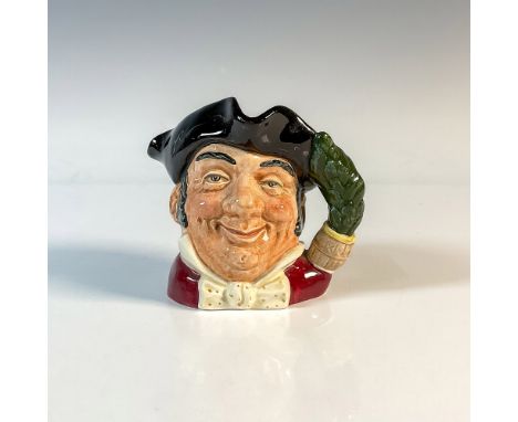 Black tricorn; red coat; white bow tie with gold spots. Royal Doulton backstamp.Artist: Max HenkIssued: 1958 - 1982Dimensions