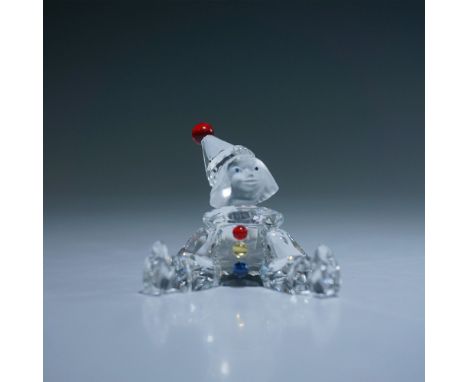 A Swarovski Silver Crystal figurine of Puppet, model number 217207, designed by Gabriel Stamey. This delightful crystal clown