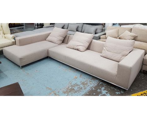 B&B ITALIA WITH MAXALTO GEORGE SOFA, by Antonio Citterio, 350cm x 190cm x 60cm approc.