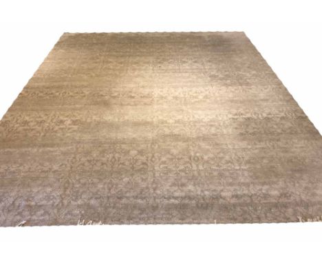 CC-TAPIS CARPET, 393cm x 340cm, 'Lotto' design, hand knotted Nepalese wool and silk, RRP 3,725 euros. 