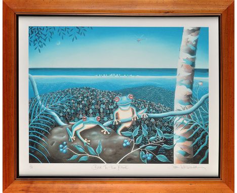 Samantha Wortelhock
"BACK TO THE FUTURE" - AUSTRALIAN TREE FROGS
signed and inscribed in pencil
limited edition digital print