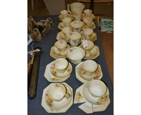 A Royal Paragon tea service, forty pieces.