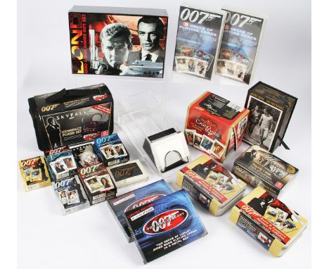 A lot of James Bond related playing cards to include; Skyfall poker set, two Cartamundi Guns & Gadgets and Heroes & Villains 
