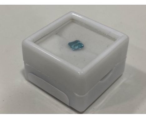 0.57 CARAT AQUAMARINE - CUSHION CUT
