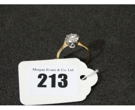 An 18ct Gold Diamond Solitaire Ring