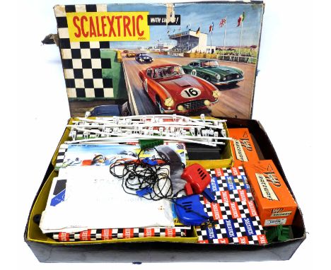 Scalextric motor racing set in original box