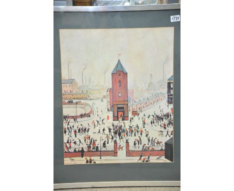 A Lowery Print framed, 'Town Centre'