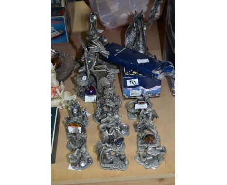A collection of Myth and Magic figures, mostly unboxed