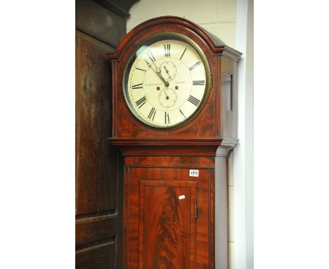 A Mahogany 8 day longcase clock the circular dial with Roman Numerals ,Thwaites and Reed London