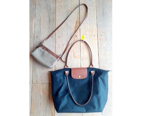Longchamp and Mulberry- Le Pliage Medium size lightweight tote shoulder bag adaptable from a small bag the size of a book to 