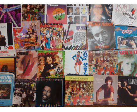 A collection of 1960's-1980's LP's to include Bruce Springsteen, Culture Club, Michael Jackson, The Pretenders and UB40 toget