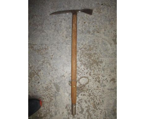 A 1950's ice axe, 78cmLocation: 