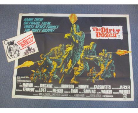 Dirty Dozen press campaign book and first release UK quad film posterLocation: 4:2 