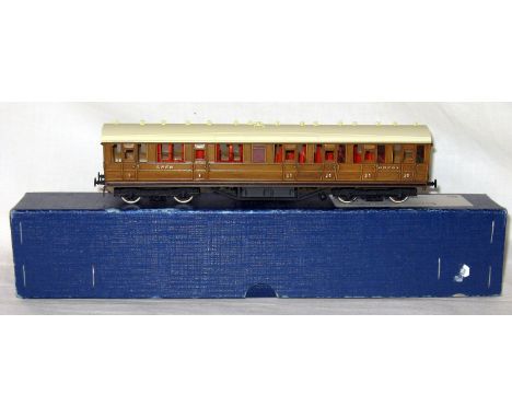 LAWRENCE Scale Models Brass Kit Built LNER Teak Cross Country Lavatory Composite # 63281. Built by Derek Lawrence with a Lawr