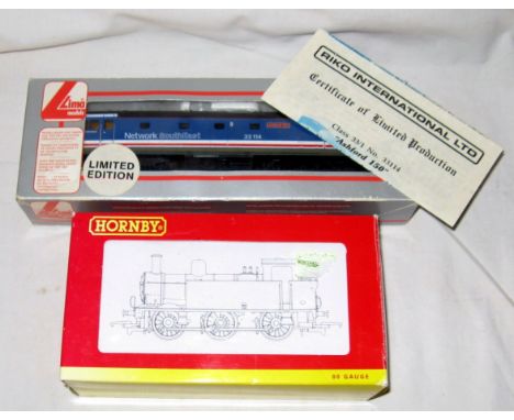 LIMA and HORNBY 2 x Locomotives - Lima 205185 Class 33 BO BO 'Ashford 150' # 33114 in NSE Livery (Near Mint Boxed with a LE C