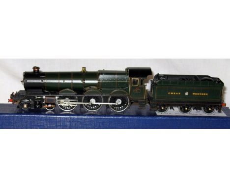 LAWRENCE Scale Models Kit built GWR Green King Class 4-6-0 'King James 1' and Tender. An Excellent and very detailed working 