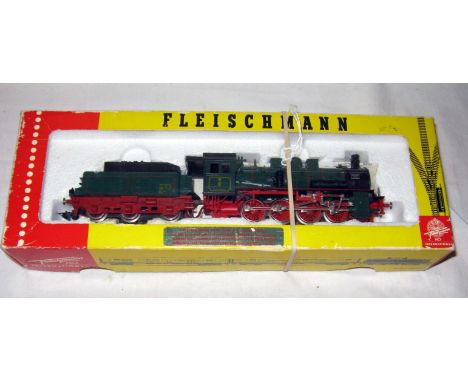 FLEISCHMANN 4147 Green KPEV Class G8 0-8-0 # 4537 'Hanover'. Excellent with Instructions in a Good Box.