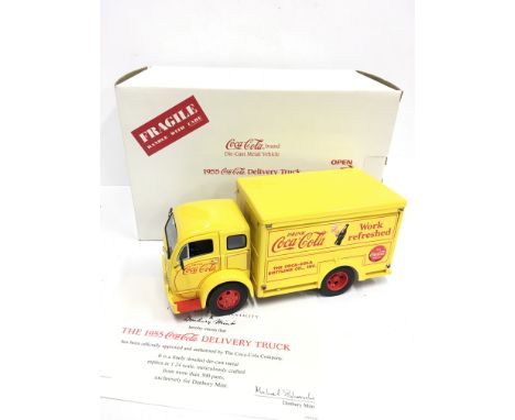 Danbury Mint 1/24 scale Coca Cola 1955 Delivery Truck #0241. M and boxed with certificate. 