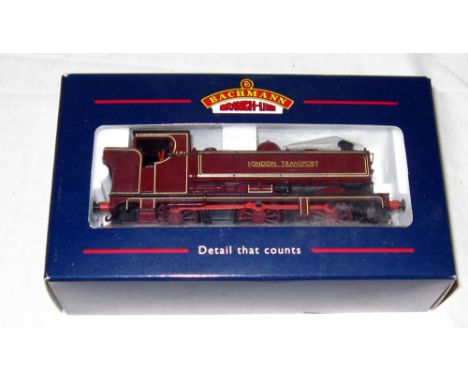 BACHMANN 31-903 London Transport Maroon 0-6-0PT # L94. Mint Boxed with Instructions and unopened Accessory Pack.