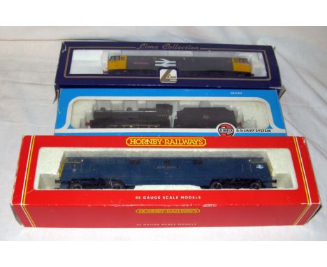 HORNBY, AIRFIX and LIMA 3 x Locomotives - R348 BR Blue Class 52 'Western Nobleman' with Instructions and Airfix 54123BR Black