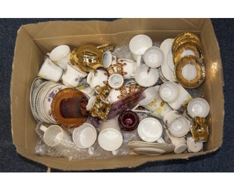Collection of Assorted Pottery including cups, saucers, part teasets etc