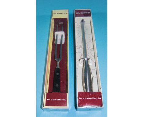 Bugatti Carving Fork and Steel Sharpener