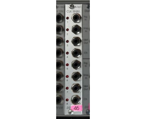 Doepfer A-161 Clock Sequencer Time's choreographer. Navigate beats and bars with precision, orchestrating your module's dance