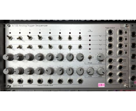 Doepfer A-155 Analog/Trigger Sequencer Vintage German craftsmanship meets modular versatility. A rhythmic powerhouse, shaping