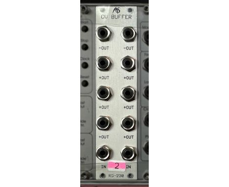 Analogue Systems RS-230 CV Buffer A safeguard for your signals. British-made, this buffer ensures your CVs remain true, no ma