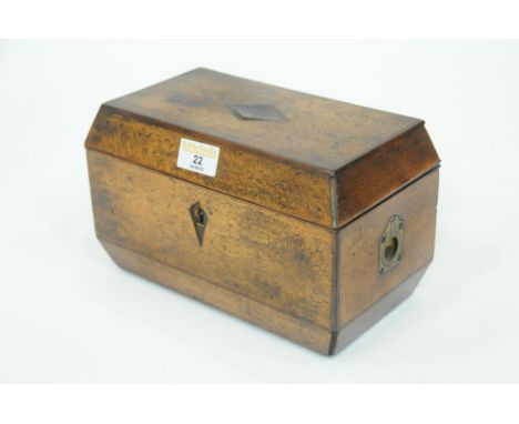 A 19th century tea caddy