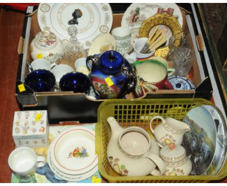 Girls Own book, Thomas the Tank Engine plate, decorative plates, teapots, jugs, vases etc