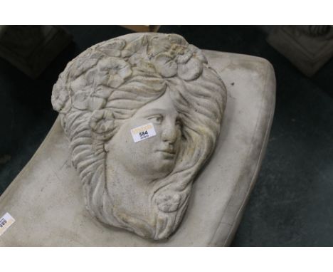 Art Nouveau style wall pocket