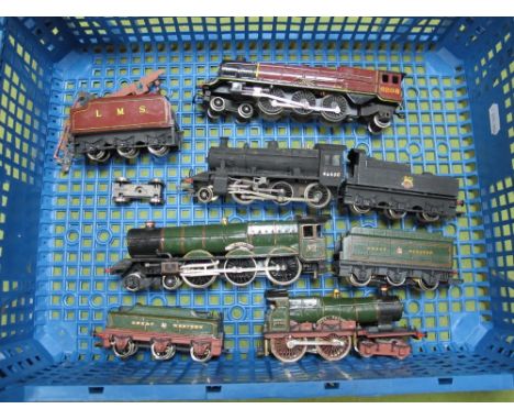 Four Steam Outline "OO" Scale Locomotives, by Tri-ang, Lima and others. Including a 4-6-0 King Class- "King Henry VIII". All 