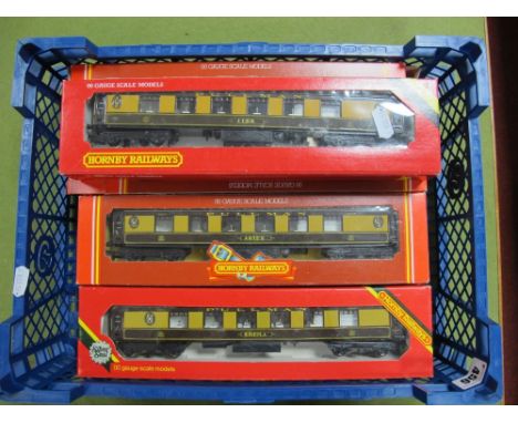 Eight Hornby "OO" Scale Pullman Coaches. Although all boxed, some boxes are not correct. 