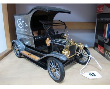 A Franklin Mint 1:16th Scale Diecast Colt Model Ford Model T Delivery Truck, highly detailed model which appears un-damaged, 