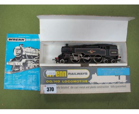 A Wrenn "OO" Scale No. W2218 2-4-2 Standard Tank, in British rail black. Overall good plus. Boxed. 