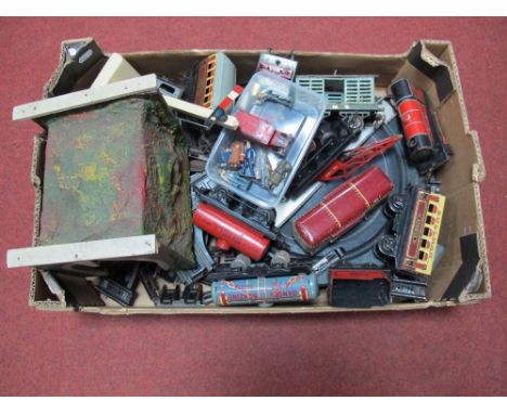 A Quantity of Mainly Post War Hornby and Similar 'O' Gauge, including locomotive/rolling stock/track. Among associated items.
