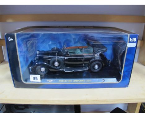 A Boxed Ricko #32152, 1:18th Scale Diecast Horch 93OV Limousine (1937), un-opened and complete with detachable roof. 