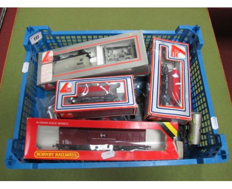 A Quantity of "OO" Gauge Model Railway Rolling Stock, by Hornby, Lima and others. Playworn. 