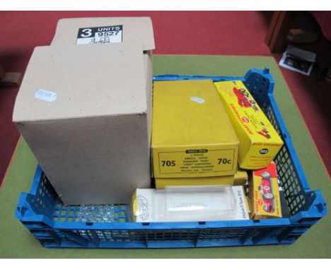 A Small Quantity of Original Empty Toy Boxes, by Dinky and others. Including a 70's "Viking" trade box, Britains tractor 9527
