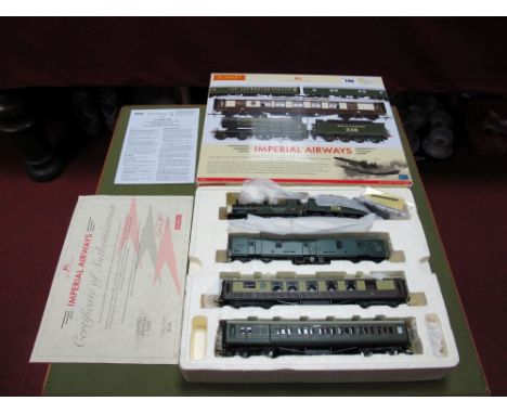 A Boxed Hornby '00' Guage #R952 ' Imperial Airways' Train Pack.  Outline Steam SR T9 Class 4-4-0 Steam Locomotive R/No: 338 a